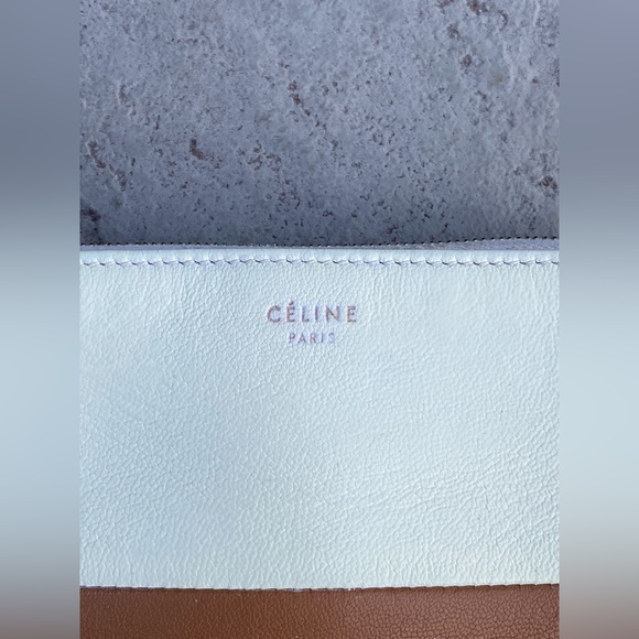 Celine bicolor leather wallet - Picture 3 of 8